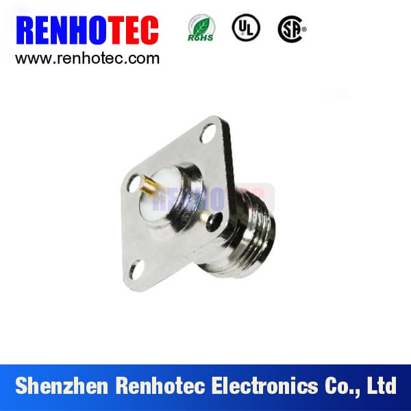 Wholesale manufacture Panel Jack N connector with 4 holes